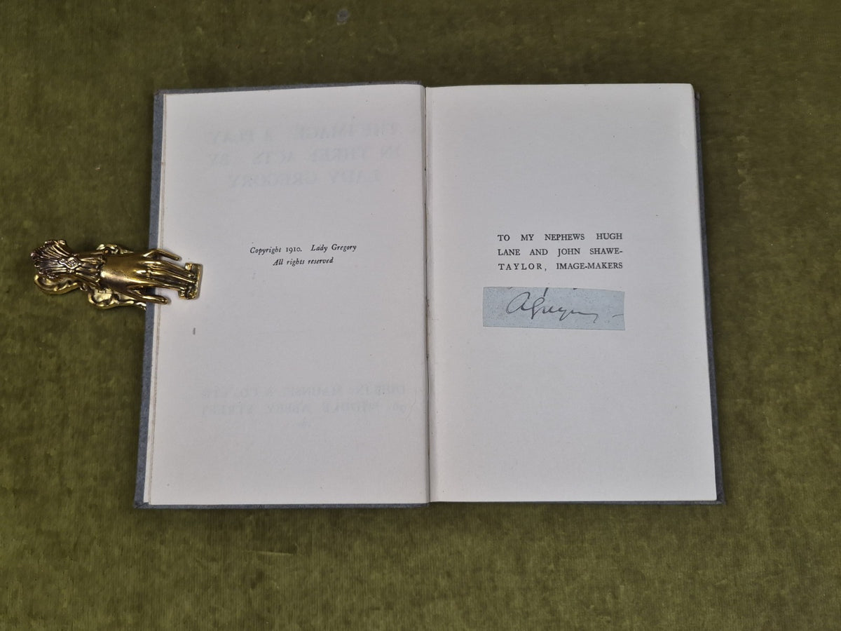 The Image: A Play in Three Acts by Lady Gregory - Maunsel 1910 HB5