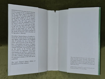 The Persian Wars Vol 1, Book I-II - Herodotus  trans. A. D. Godley - Loeb (2004)3