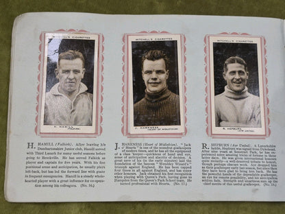 Scottish Footballers Mitchell Cigarette 1934-5 Collectible Cards Album8