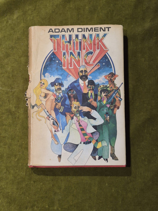 Adam Diment - Think Inc - 1971 1st Edition Michael Josph HB DJ0