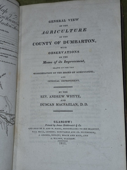 Agriculture of the County of Dumbarton Andrew Whyte 1811 Glasgow 6