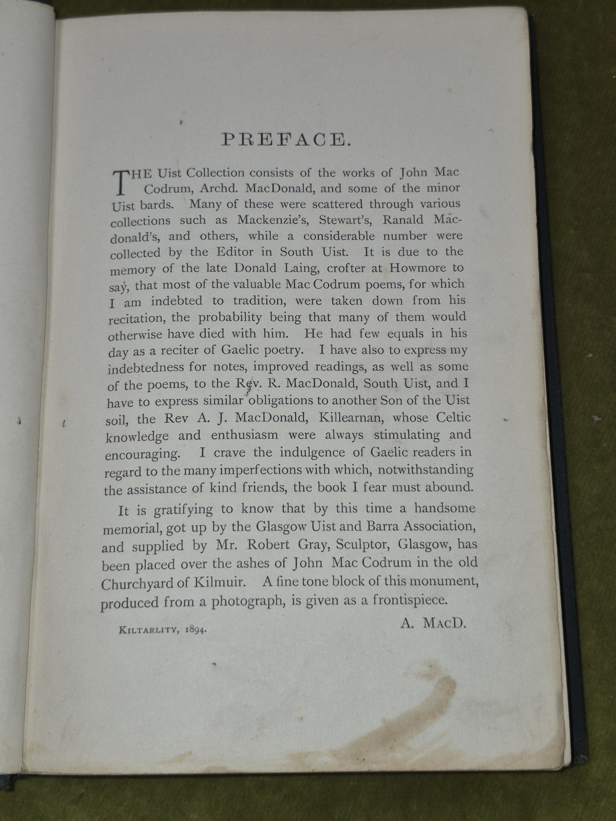 The Uist Collection the Poems and Songs of John MacCodrum Archibald Macdonald6