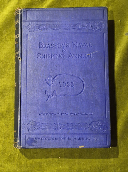 Brassey's Naval and Shipping Annual 1933 - Robinson, Ross1