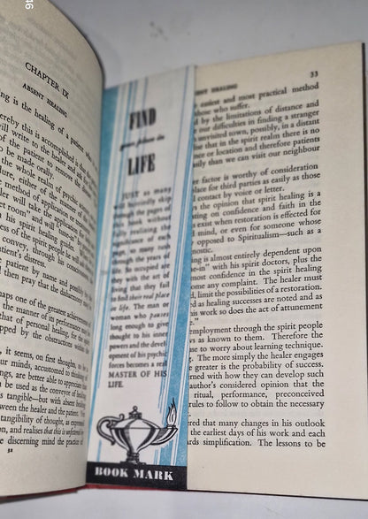 Psychic Healing Harry Edwards 1959 HC DJ  Spiritualist Press Signed By Author 11