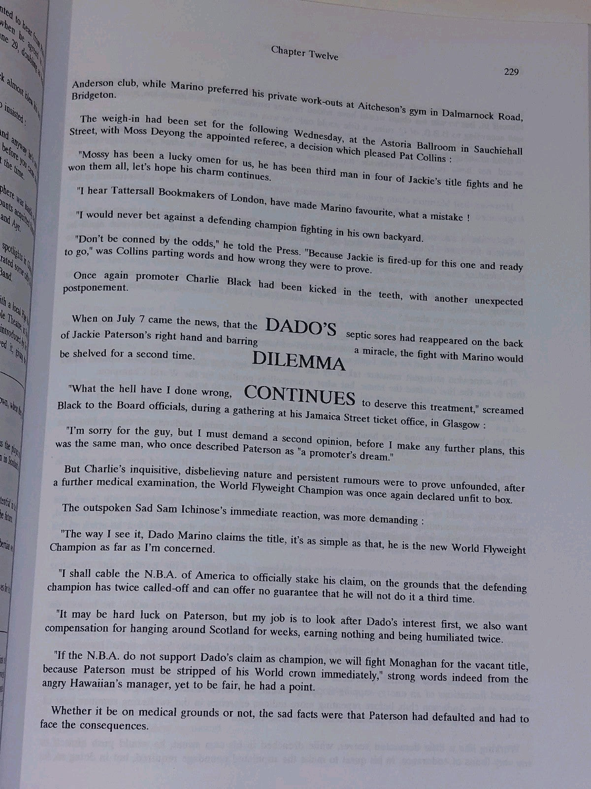 Triumph To Tragedy by John Morrison Jackie Paterson (2000)9