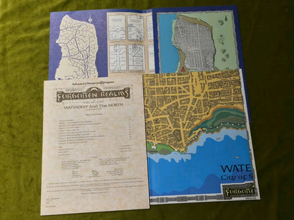 AD&D Forgotten Realms City System Boxed Set + Waterdeep & the North - complete.3