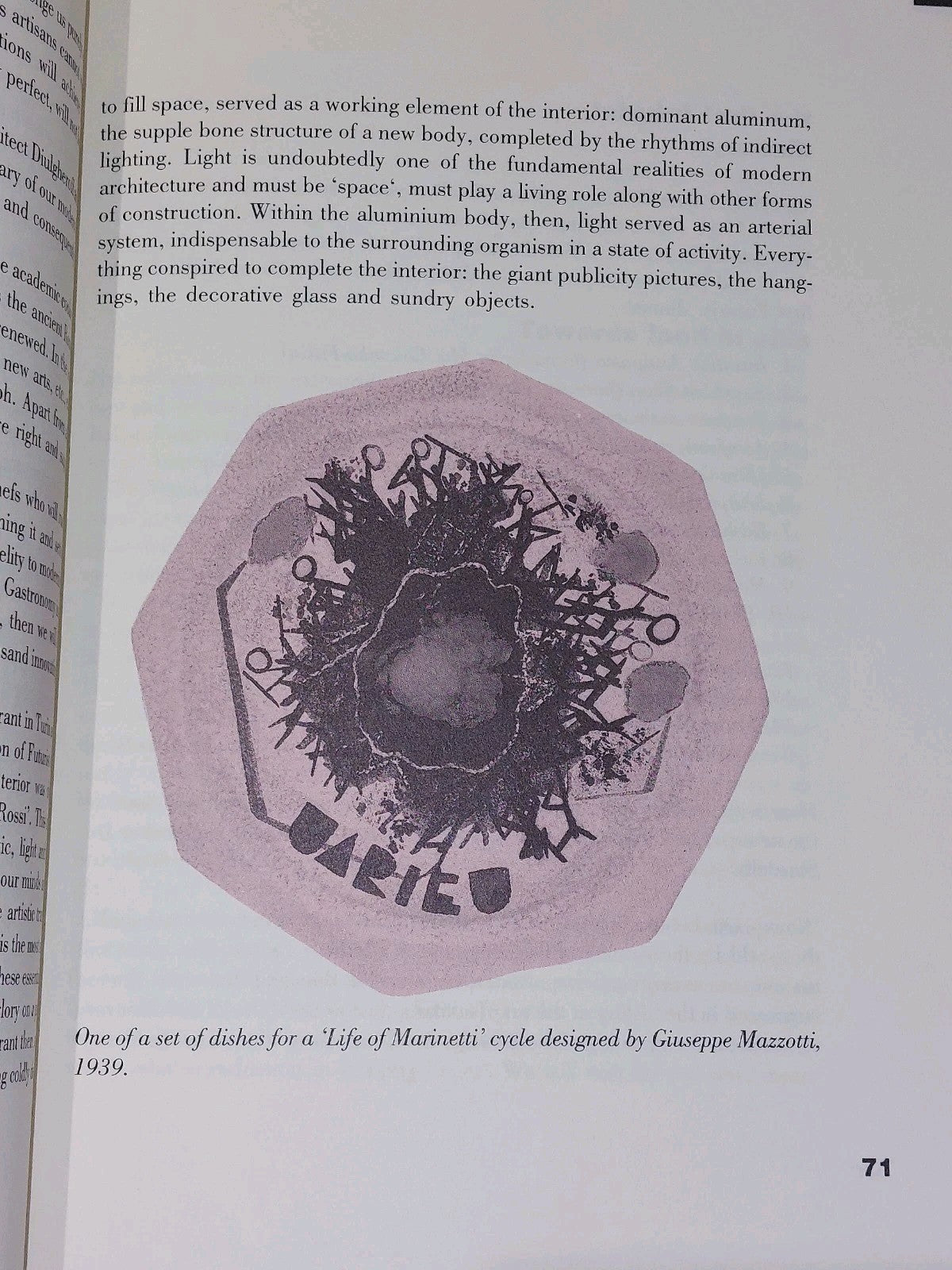 Futurist Cookbook La Cuchina Futurista by Marinetti (1989)6