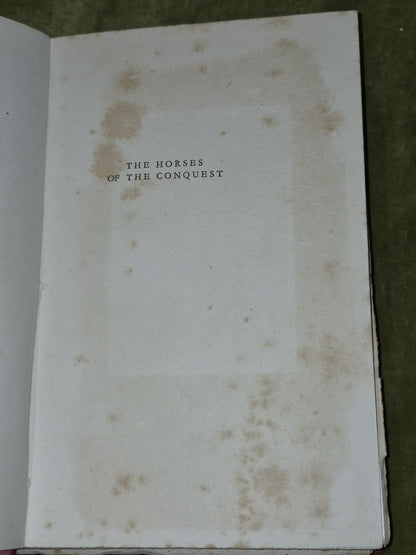 The Horses of the Conquest Cunninghame Graham 1930 First Edition5