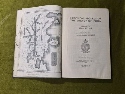 Historical Records of the Survey of India Vol II 1800-1815 - 1950 1st Ed.5