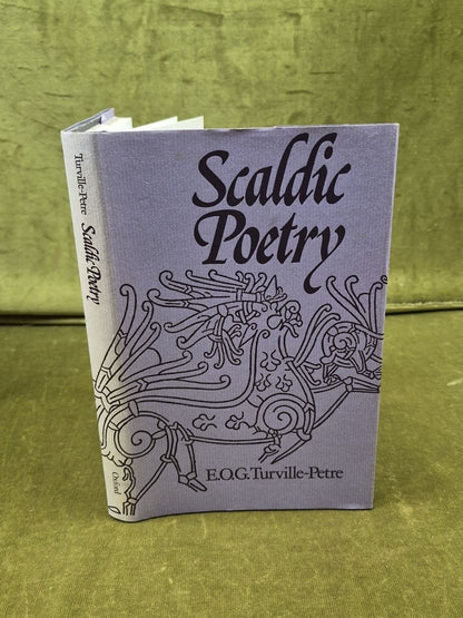 SCALDIC POETRY by Gabriel Turville-Petre, 1976 Oxford University Press 1st HB DJ0