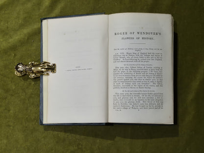 Roger of Wendover's Flowers of History in 2 Vols - G A Giles , Henry G Bohn 18496