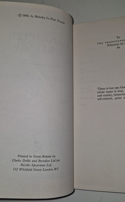 FORGOTTEN HERITAGE By Brinsley Le Poer Trench  Hardcover 1st Edition7