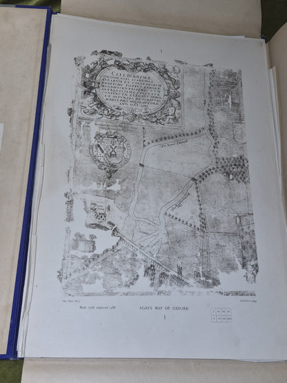 Oxford Historical Society 1899 Old Plans of Oxford Agas Whittlesey Hollar Loggan4