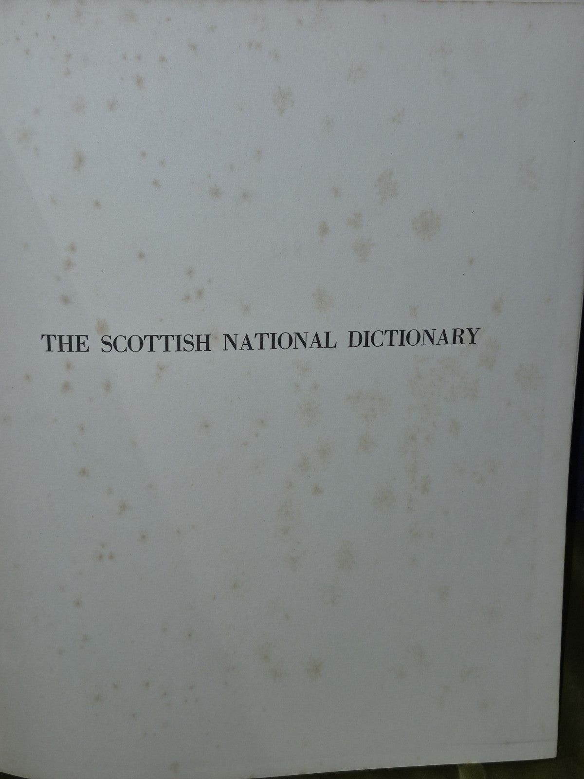 The Scottish National Dictionary (1941) William Grant Volumes 1-10 First Edition21