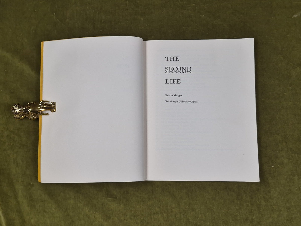 The Second Life : Selected Poems by Edwin Morgan 1968 PB3