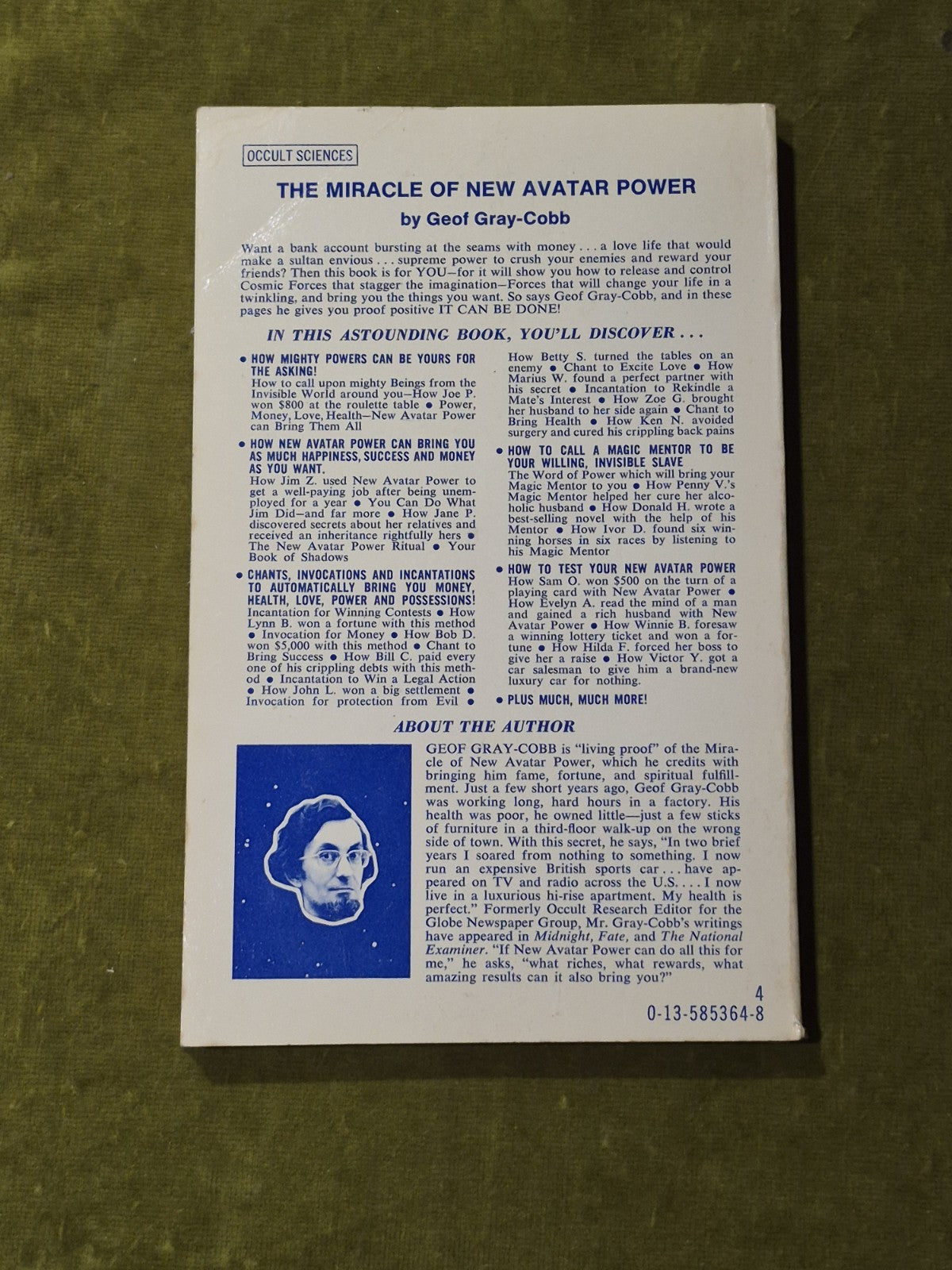 The Miracle of New Avatar Power by Geof Gray-Cobb 1977 2nd Printing Paperback1