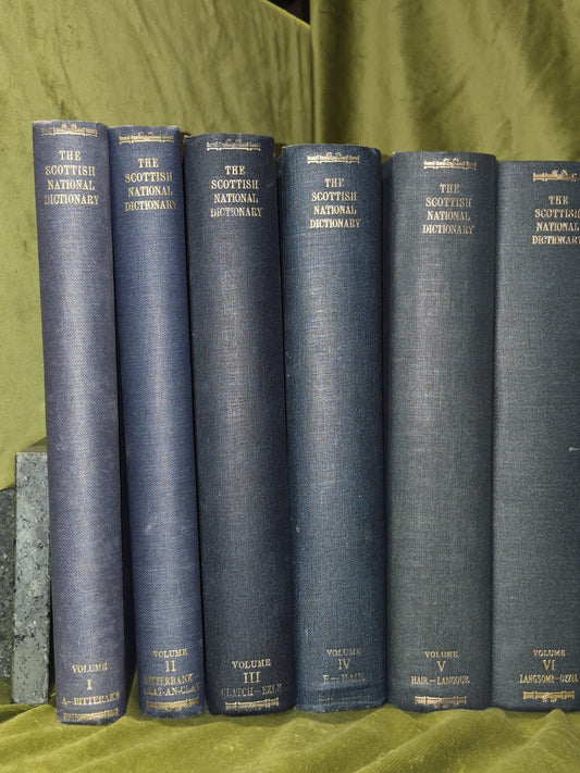 The Scottish National Dictionary (1941) William Grant Volumes 1-10 First Edition1