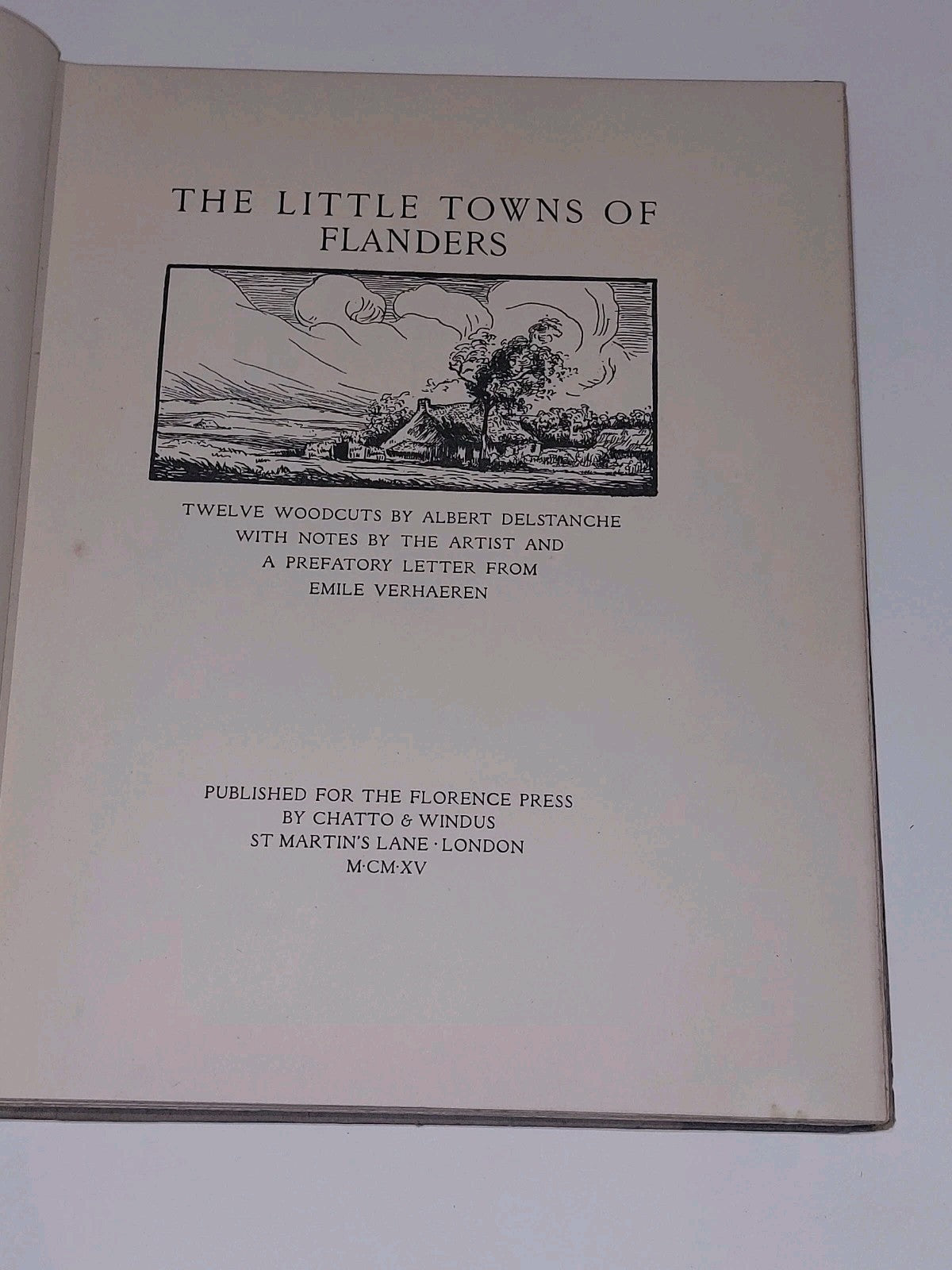 The Little Towns Of Flanders by Albert Delstsanche 1915 Limited 1st Edition Book4