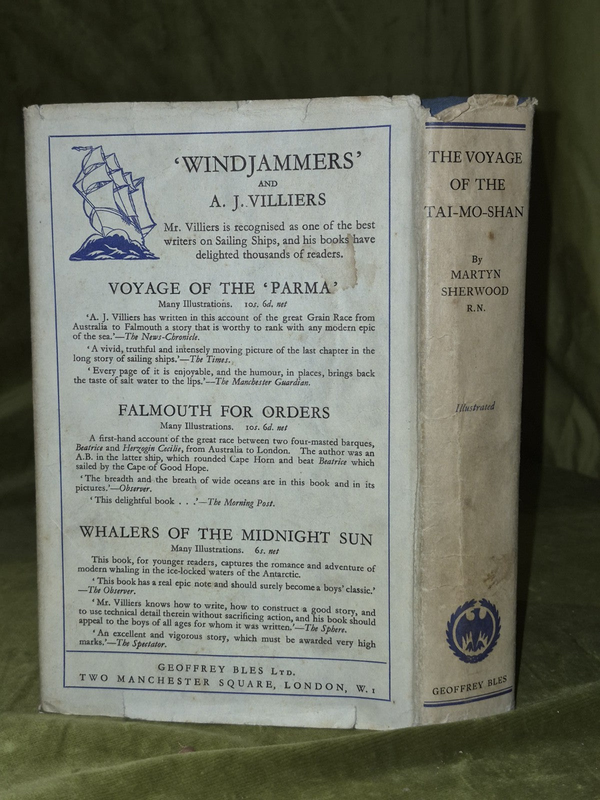 The Voyage of the Tai-Mo-Shan (1935 First Edition) Martyn Sherwood1