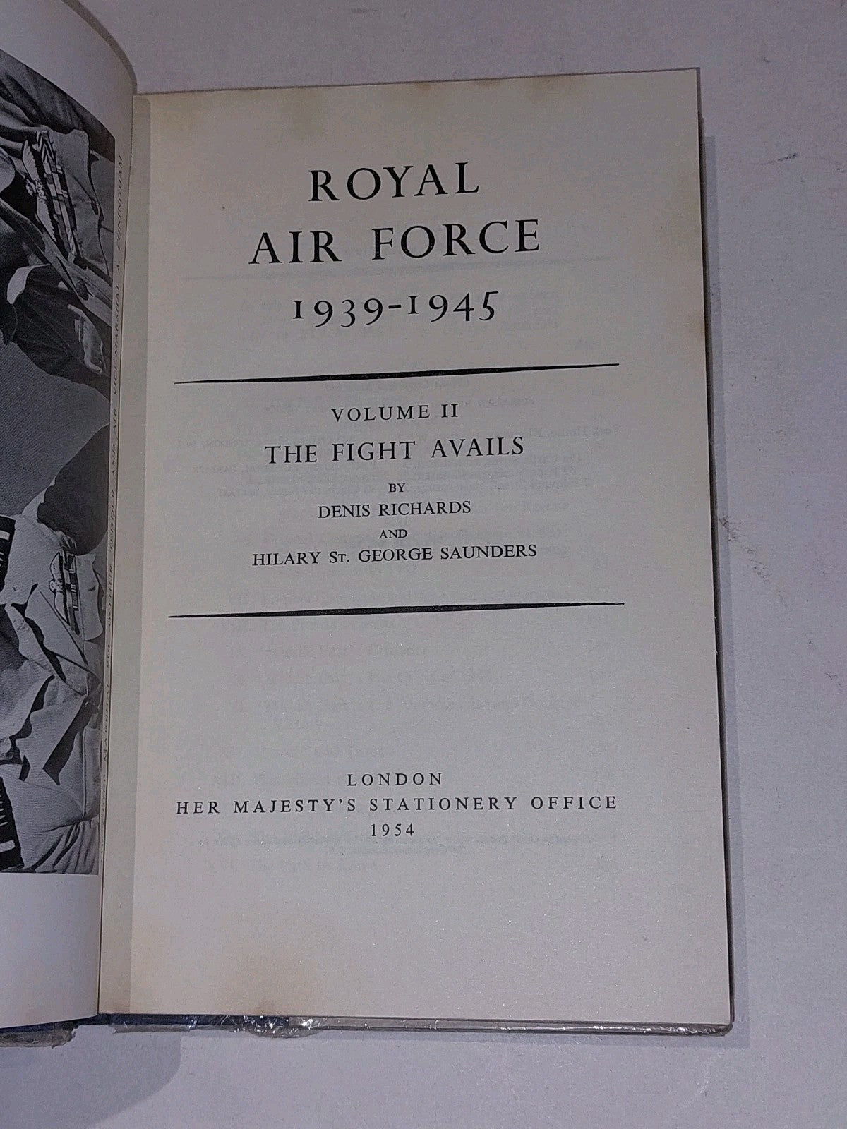 Royal Air Force 1939-1945 [3 Vol Set] Denis Richards & Hilary Saunders RAF Books4