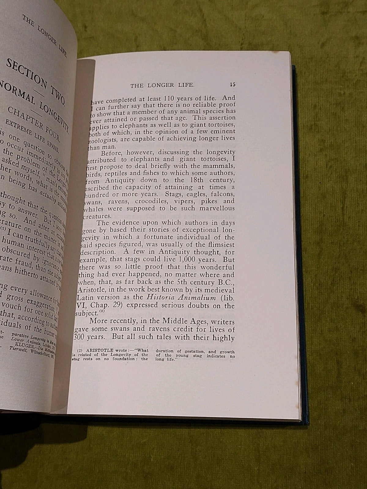 The longer life By Maurice Ernest [Adam & Co] Hb Book3