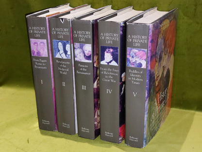A History of Private Life Complete 5 Volume Set: Belknap Harvard (1987)0