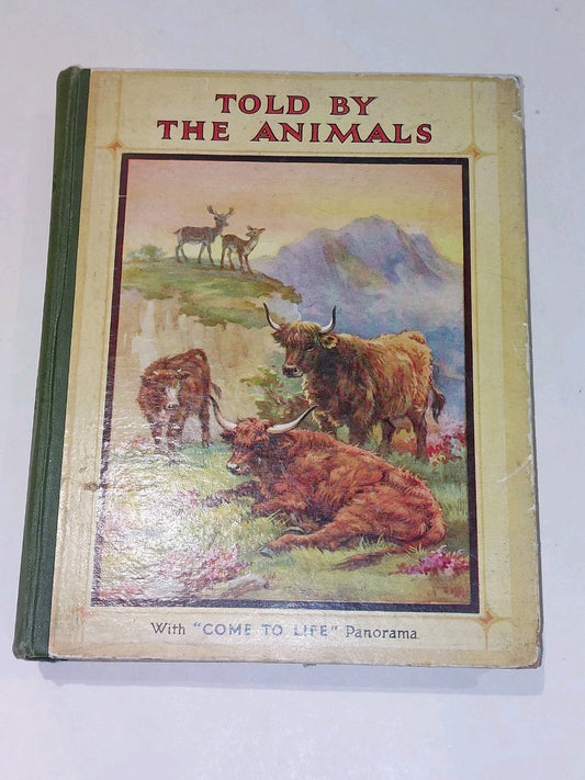 Told by the Animals with "Come to Life" Pop up Panorama Illustrater Edwin Noble0