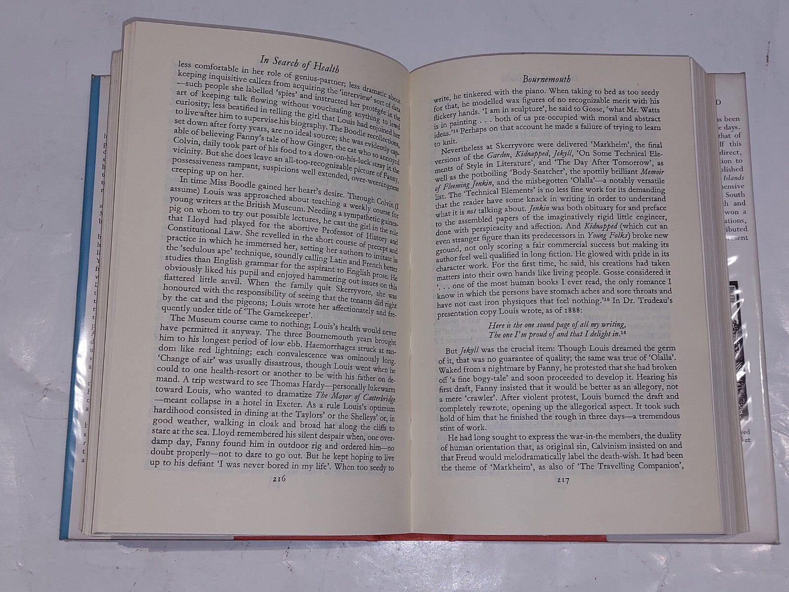 Joseph Furnas, Voyage To Windward Life Of R.L Stevenson, Faber & Faber Book 19521