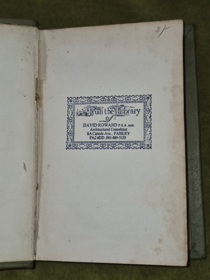 The Poetical Works of WIlliam Motherwell 1849 Third Edition James M'Conechy4
