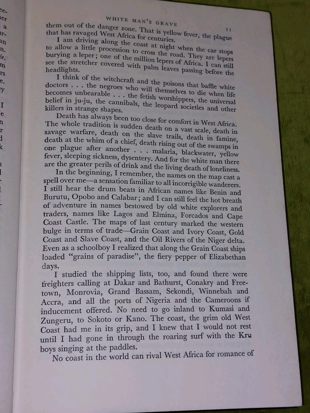 Lawrence G Green  White Man's Grave  (1954) 1st UK Ed Hb Book4