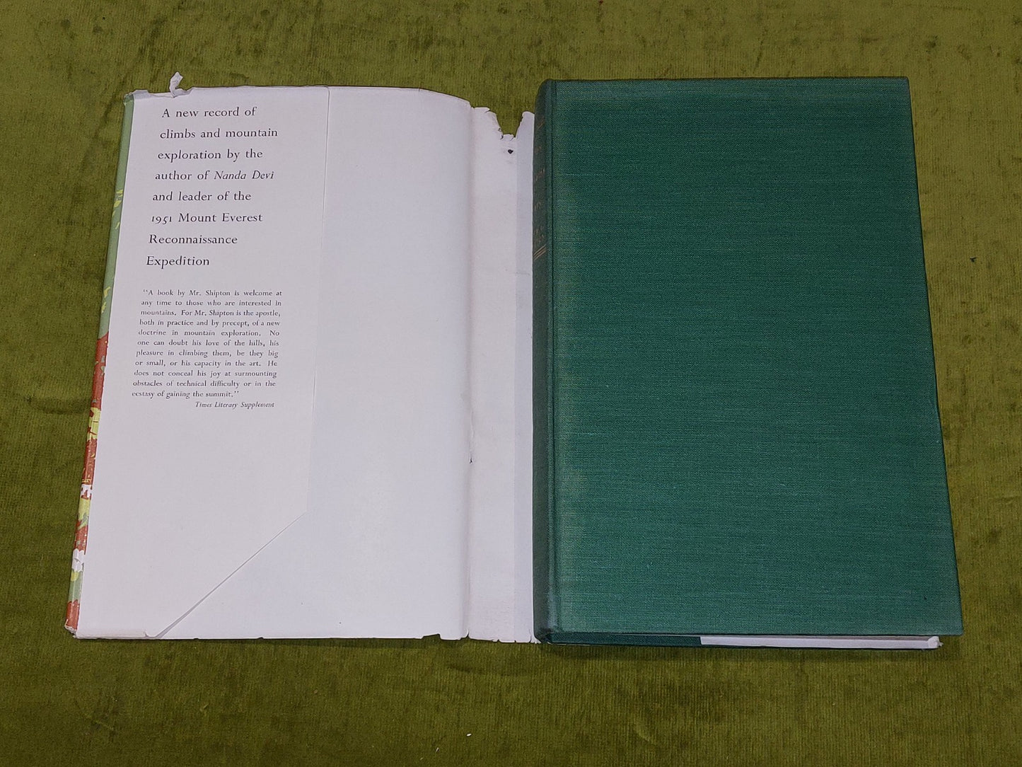 Mountains of Tartary By Eric Shipton [Hodder & Stoughton] Hb Book4