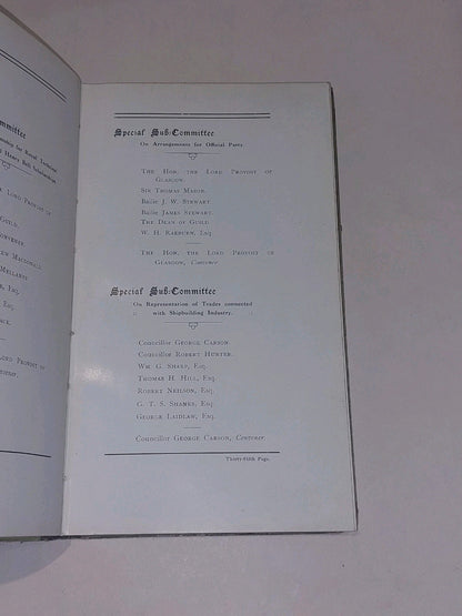 Celebration Of Centenary of launch of the steamer Comet built Henry Bell  19125