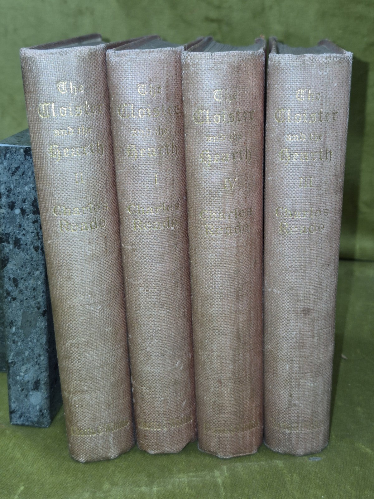 The Cloister and the Hearth Charles Reade in Four Volumes 1898 Chatto and Windus1