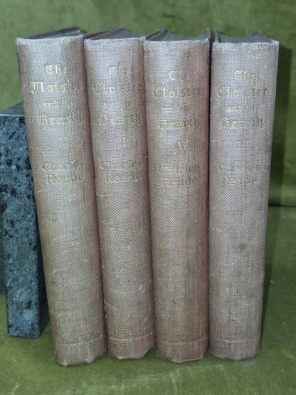The Cloister and the Hearth Charles Reade in Four Volumes 1898 Chatto and Windus1