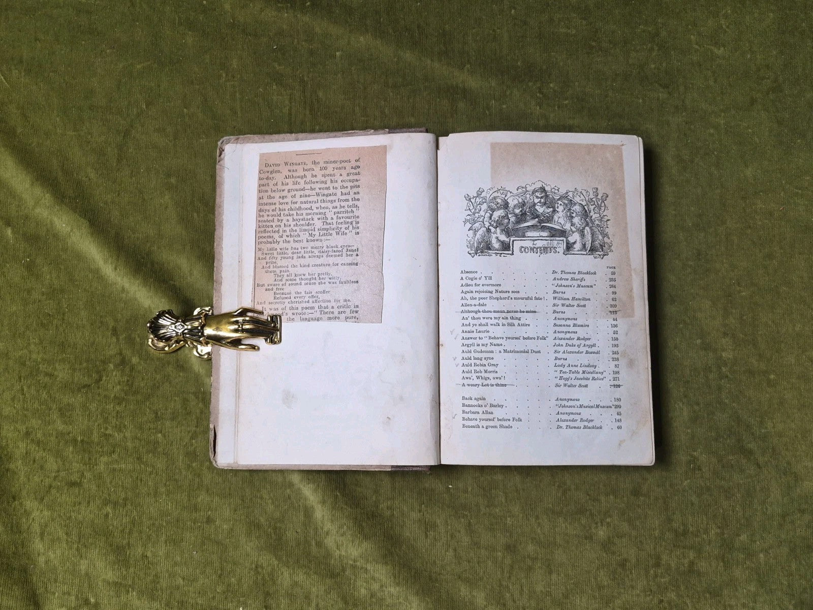 The Illustrated Book of Scottish Songs - Nathaniel Cooke 2nd Ed HB 18545