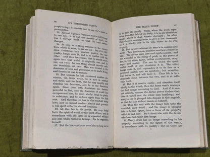 Six Theosophic Points and Other Writings by Jacob Böhme London, 19195