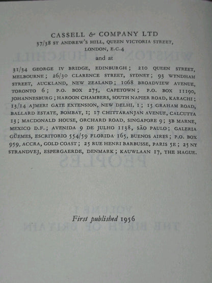 A History of the English Speaking Peoples Winston S Churchill 1st Editions13