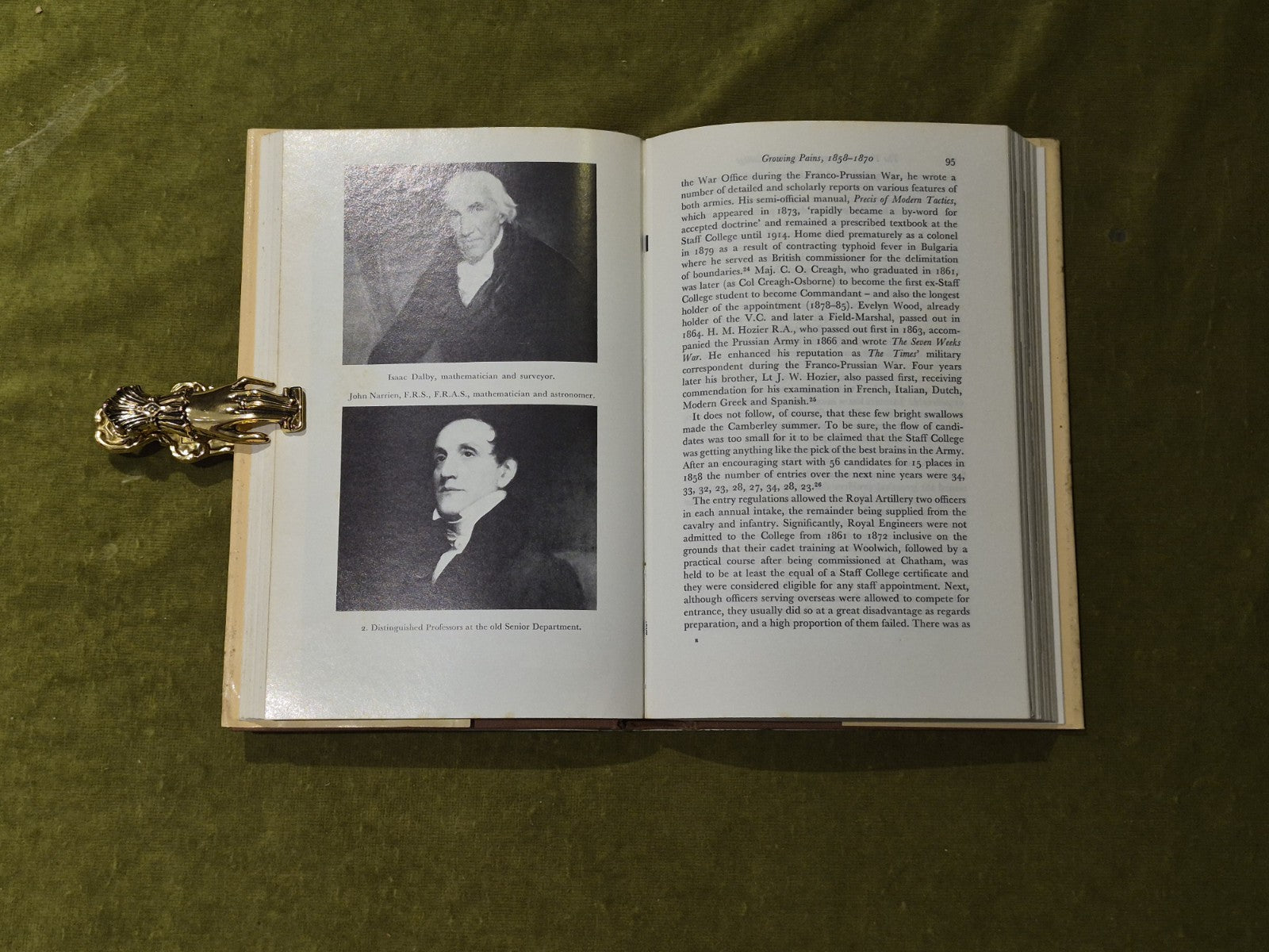 THE VICTORIAN ARMY AND THE STAFF COLLEGE 1854-1914 - Brian Bond, Methuen 1972 DJ6