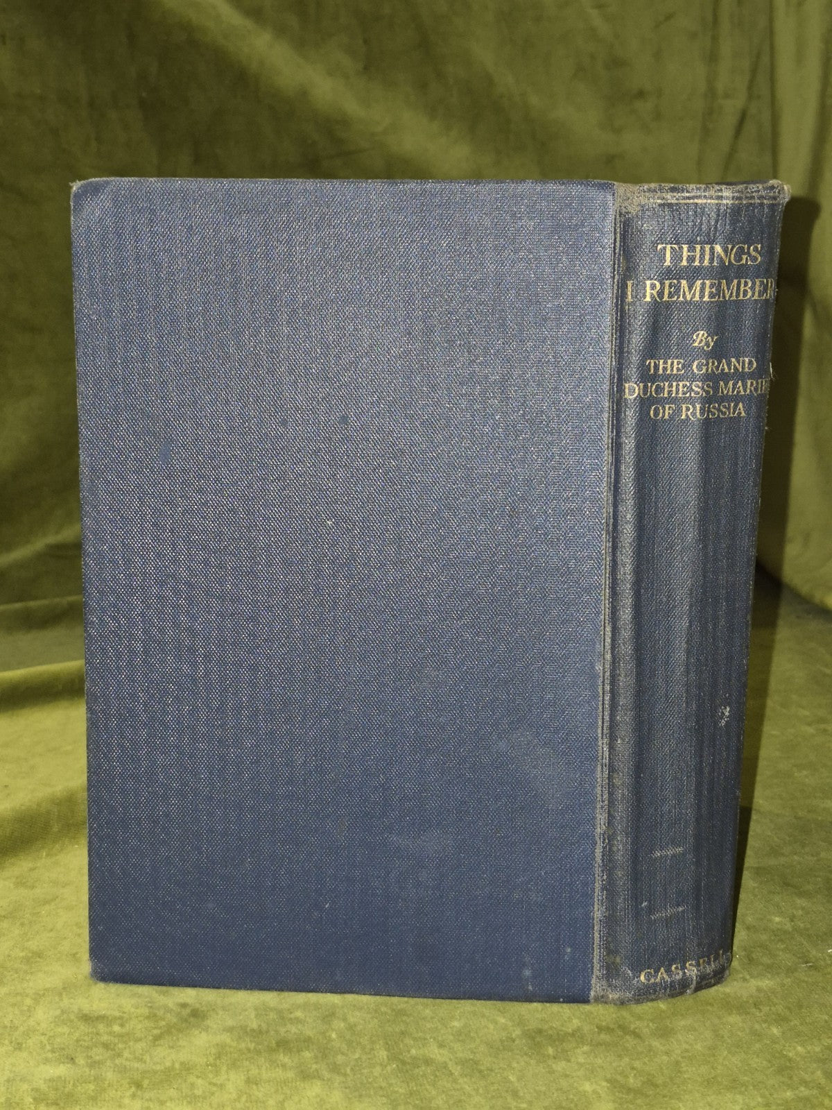 The Things I Remember By Grand Duchess Marie Of Russia Cassell 1930 First1