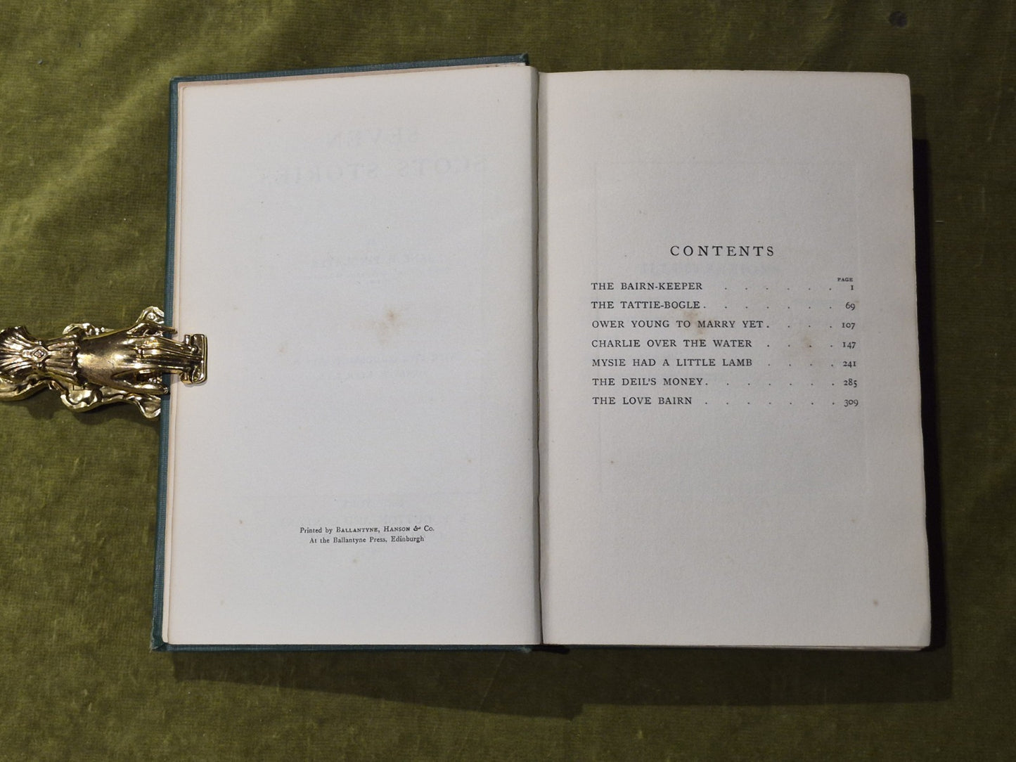 Seven Scots Stories - Jane H Findlater - 1913 E. P. Dutton copy7