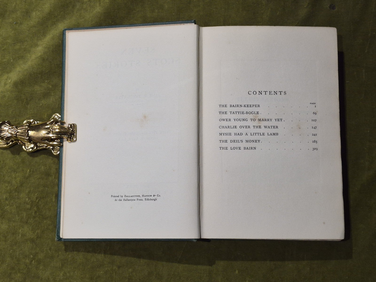 Seven Scots Stories - Jane H Findlater - 1913 E. P. Dutton copy7