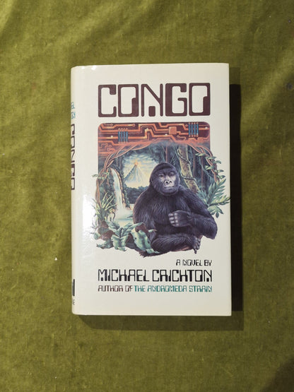 Congo - Michael Crichton , Allen Lane 1981 1st UK ed HB DJ0