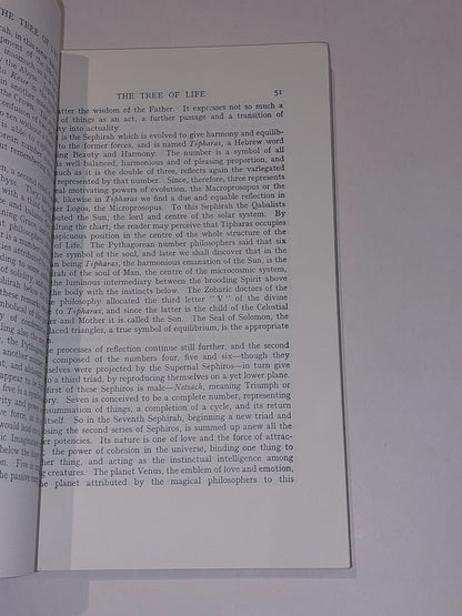 The Tree Of Life : A Study Of Magic (1975) [Thorsons Publishers] 1st Ed Pb Book6