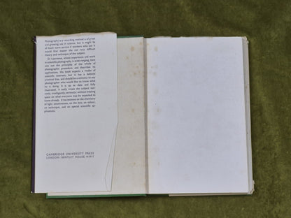 The Scientific Photographer - A. S. C. Lawrence , Cambridge 1941 1st HB DJ3