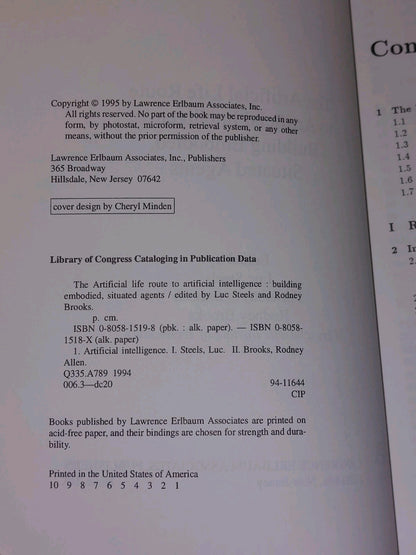 Artificial Life Route to Artificial Intelligence by Luc Steels (1995)3