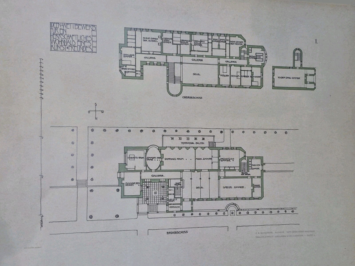 Charles Rennie Mackintosh Das Haus eines Kunstfreundes 2 Meister Incomplete6