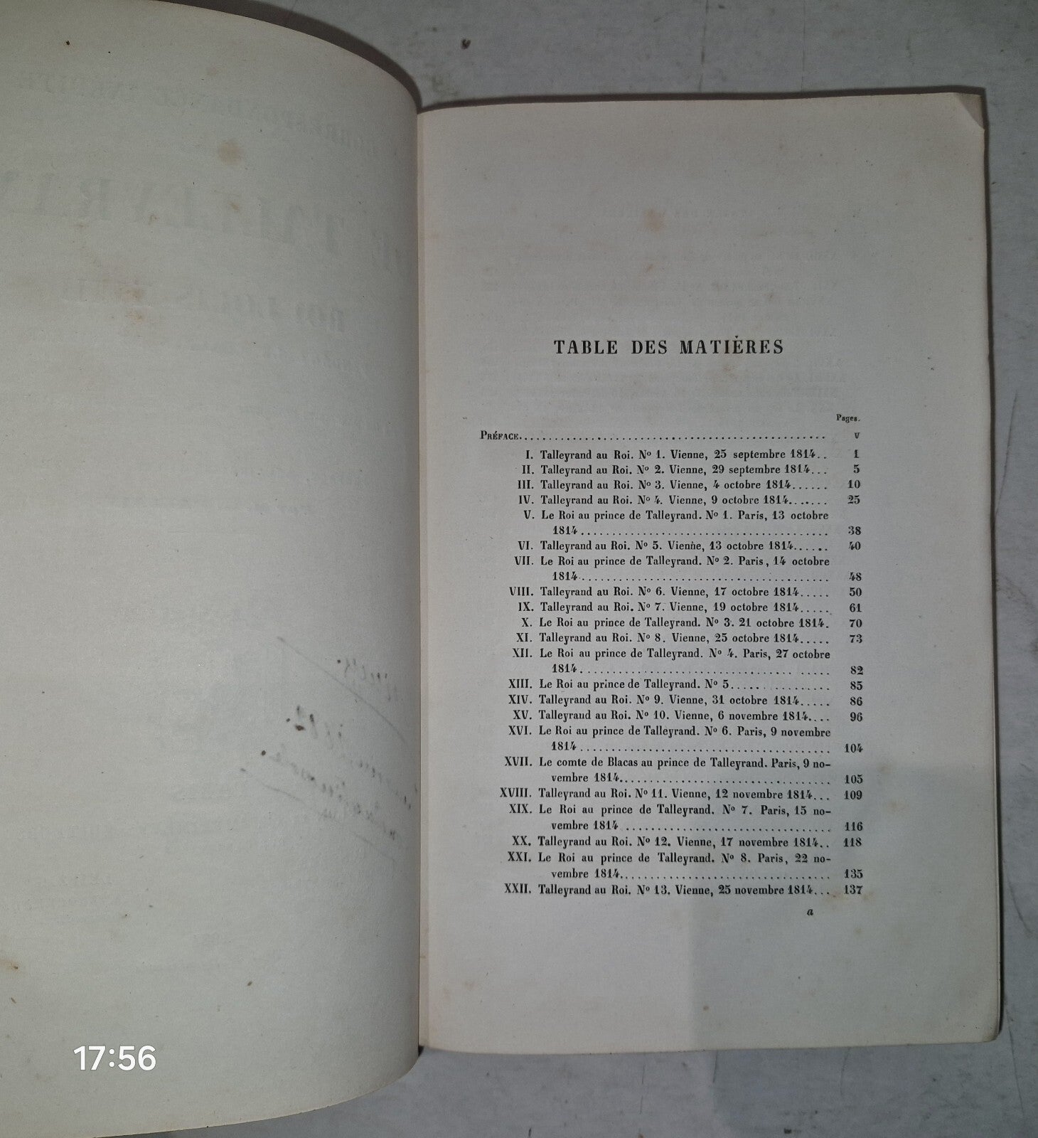 Correspondance Inédite Du Prince de Talleyrand Et Du Roi Louis XVIII M G Pallain5
