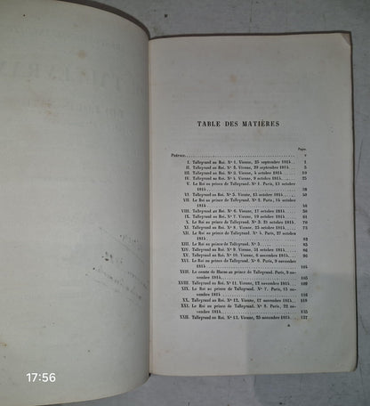 Correspondance Inédite Du Prince de Talleyrand Et Du Roi Louis XVIII M G Pallain5