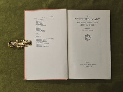A Writer's Diary - Virginia Woolf, Hogarth Press 1953 1st HB5