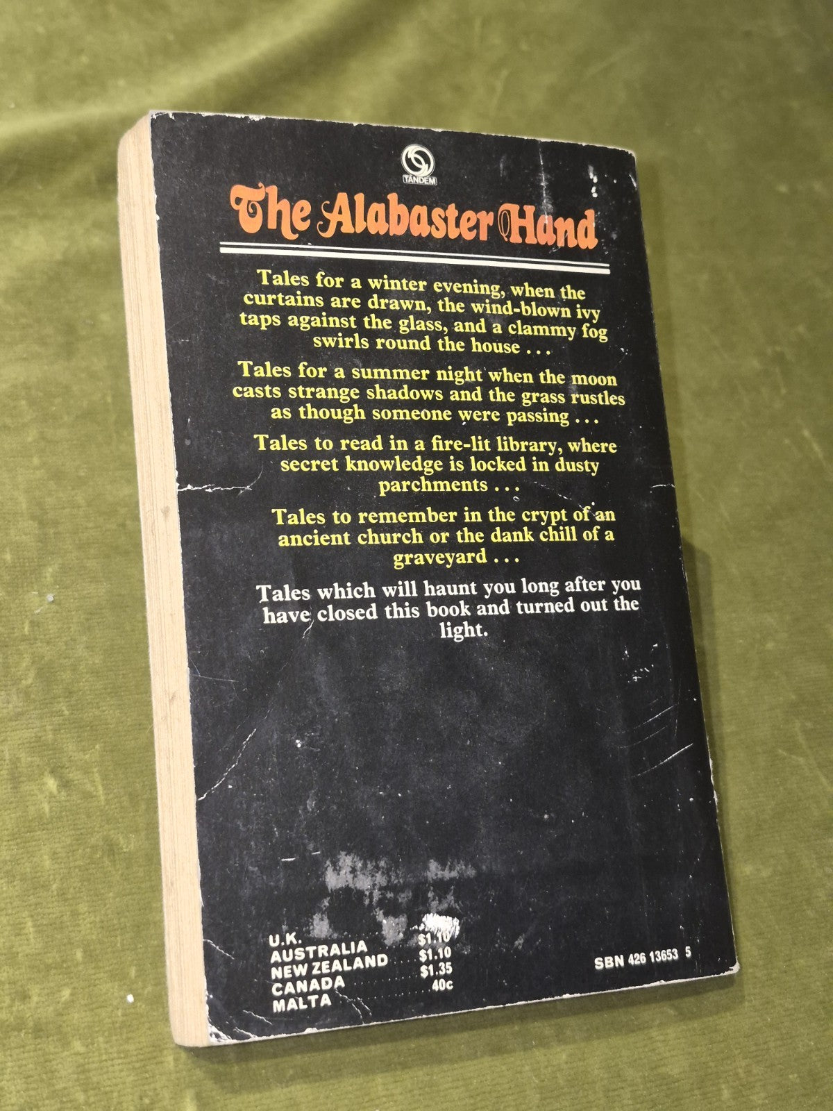 The Alabaster Hand Munby 1974 Tandem1